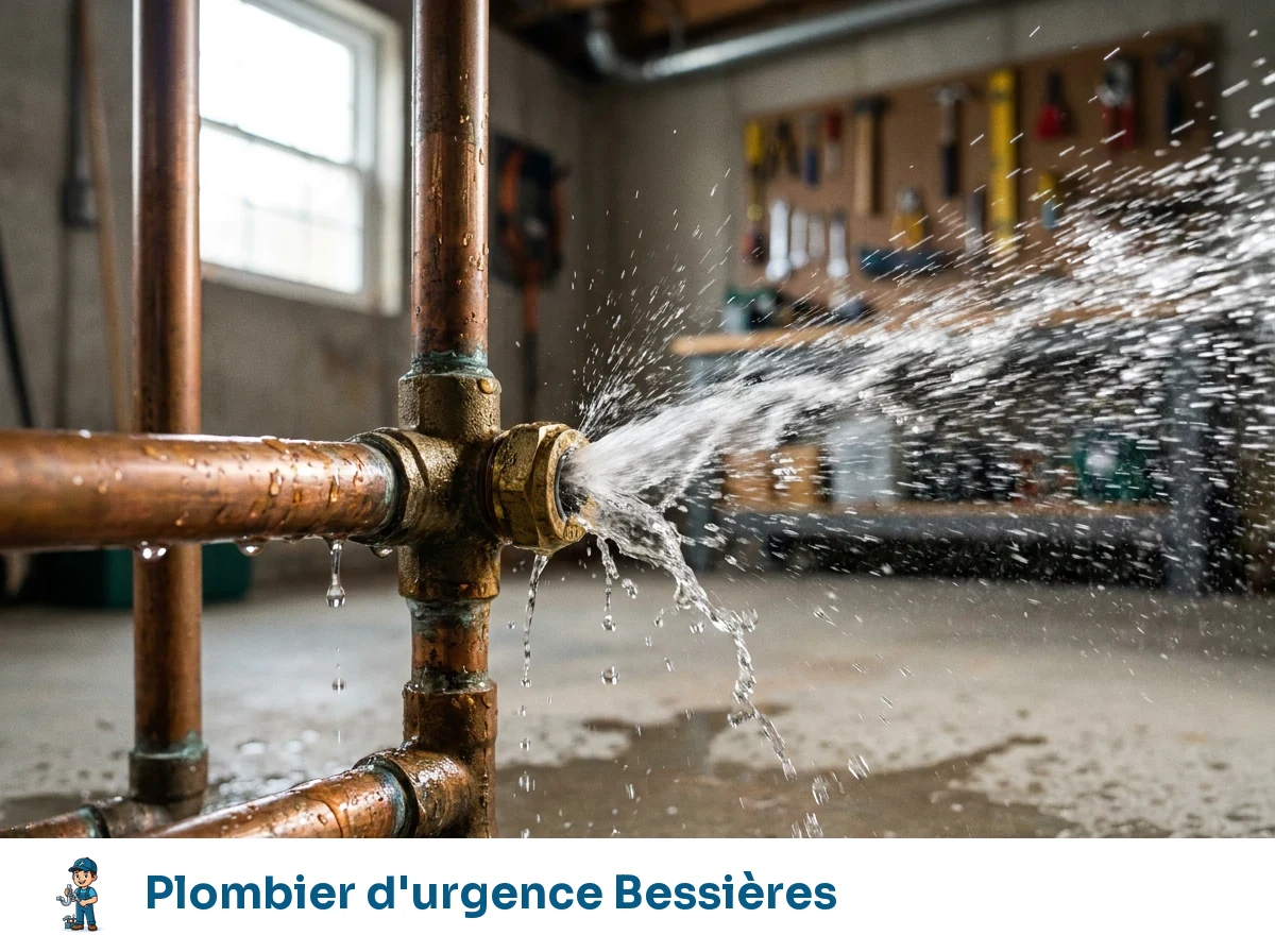 Plombier d'urgence à Bessières