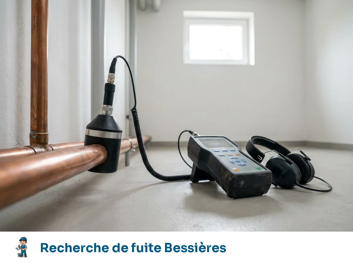 Recherche de fuite à Bessières