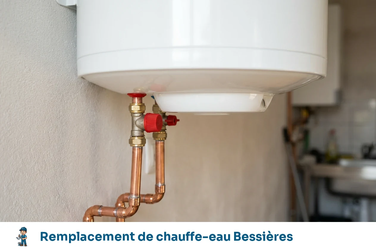 Remplacement de chauffe-eau à Bessières