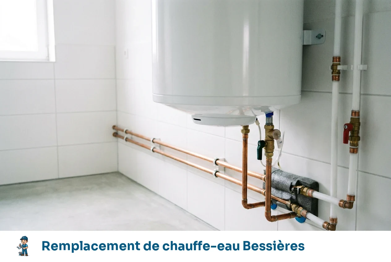 Remplacement de chauffe-eau à Bessières
