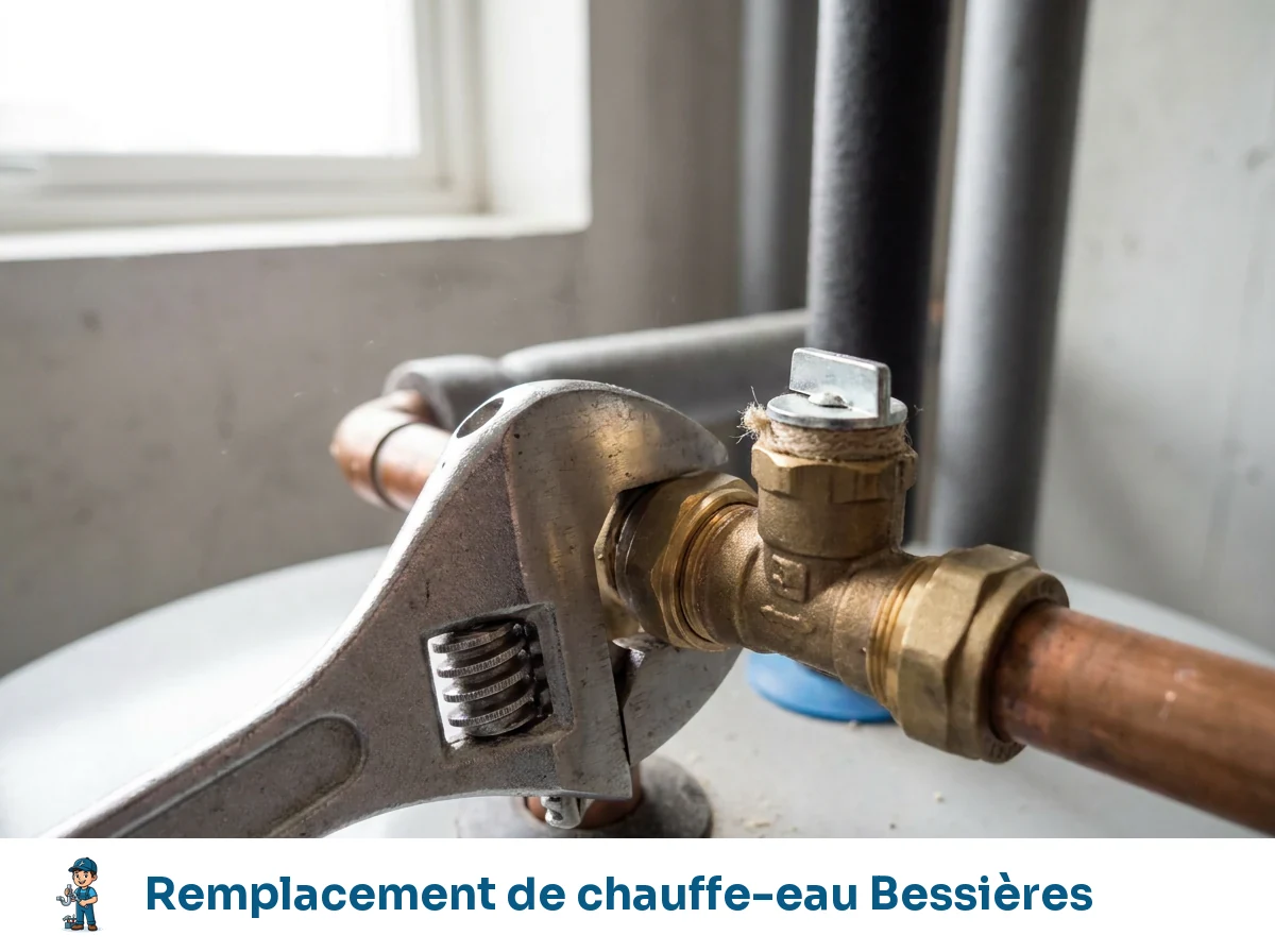 Remplacement de chauffe-eau à Bessières